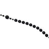 Pocket Rosary - One Decade (Tenner) St. Michael, Black Glass & Jasper