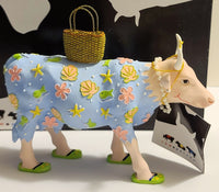 Cow Parade Figurine #7701 - Miss Palm Beach (Retired) CowParade