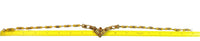 Vintage V Necklace - Earthtone Colors - Orange, Yellow
