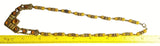 Vintage V Necklace - Earthtone Colors - Orange, Yellow
