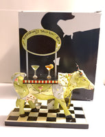 Cow Parade Figurine #7719 - Harrisburg's Moo-Tini Bar (Retired) CowParade