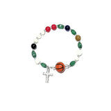 Lutheran Wreath of Christ Prayer Beads Rosary - Basketball as Bead of God