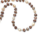 Pearl Necklace - Earth Toned Cultured Freshwater Pearls