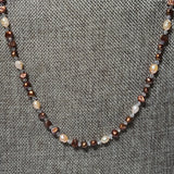 Pearl Necklace - Earth Toned Cultured Freshwater Pearls