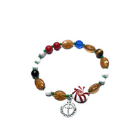 Lutheran Wreath of Christ Prayer Beads Rosary - Christmas, Peppermint Candy Bead