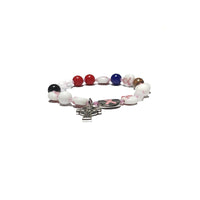 Lutheran Wreath of Christ Prayer Beads Rosary - Pink Ribbons Awareness